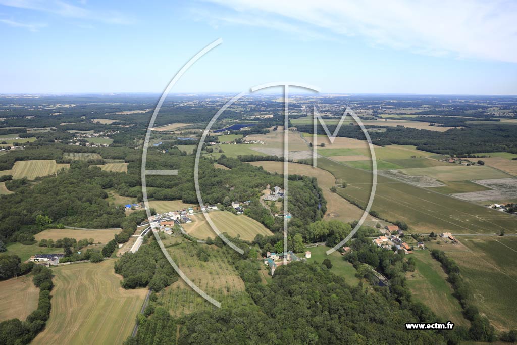 Photo arienne de Rancogne