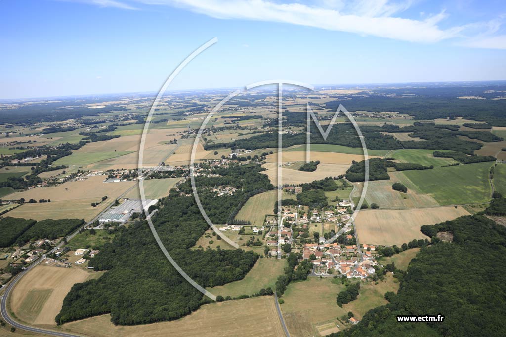 Photo arienne de Rivires (la Villandire)