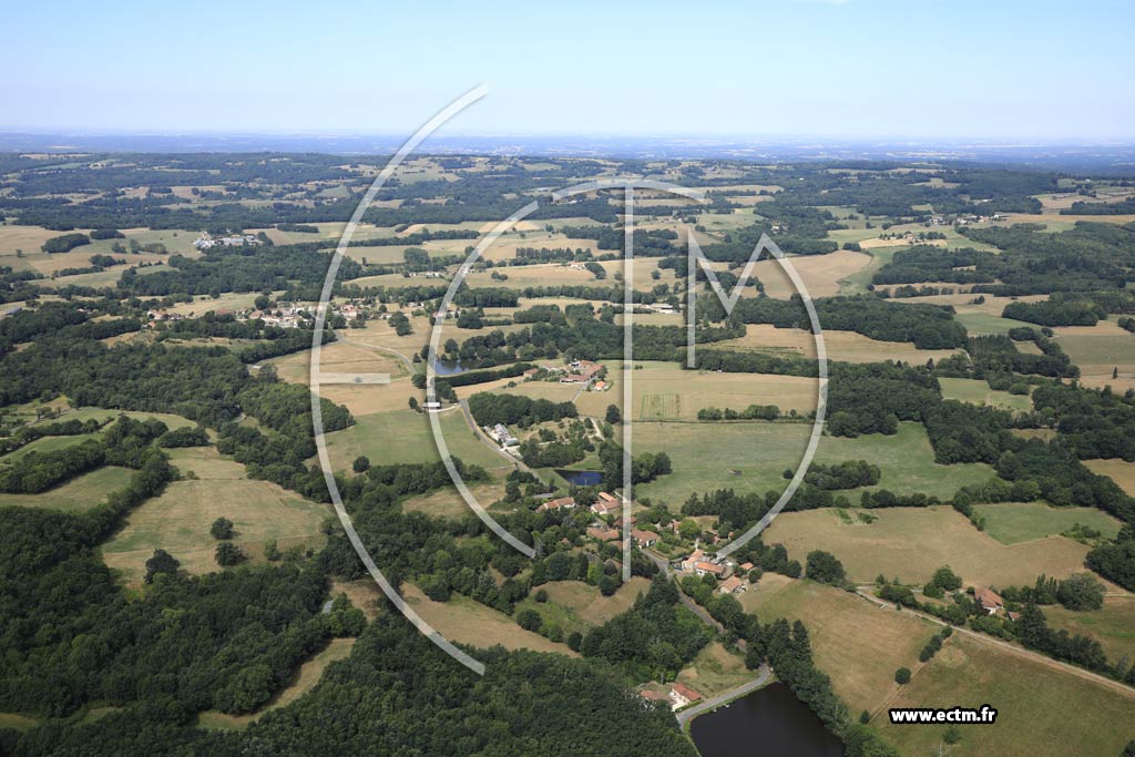 Photo arienne de Rouzde (Planchas)