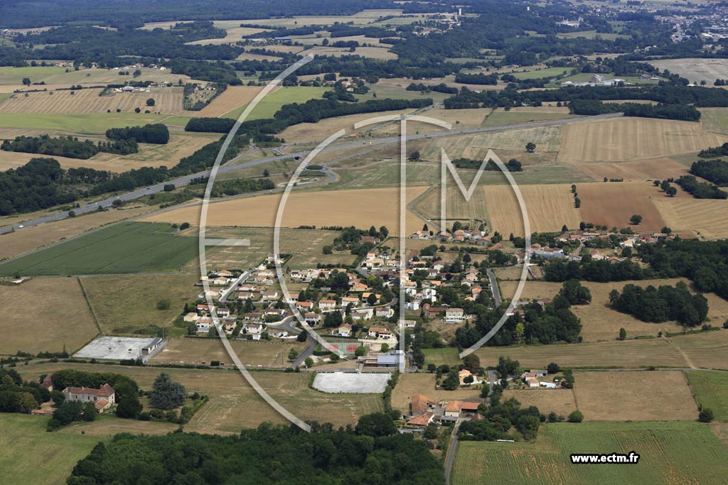 Photo arienne de Taponnat-Fleurignac (la Chassagne)