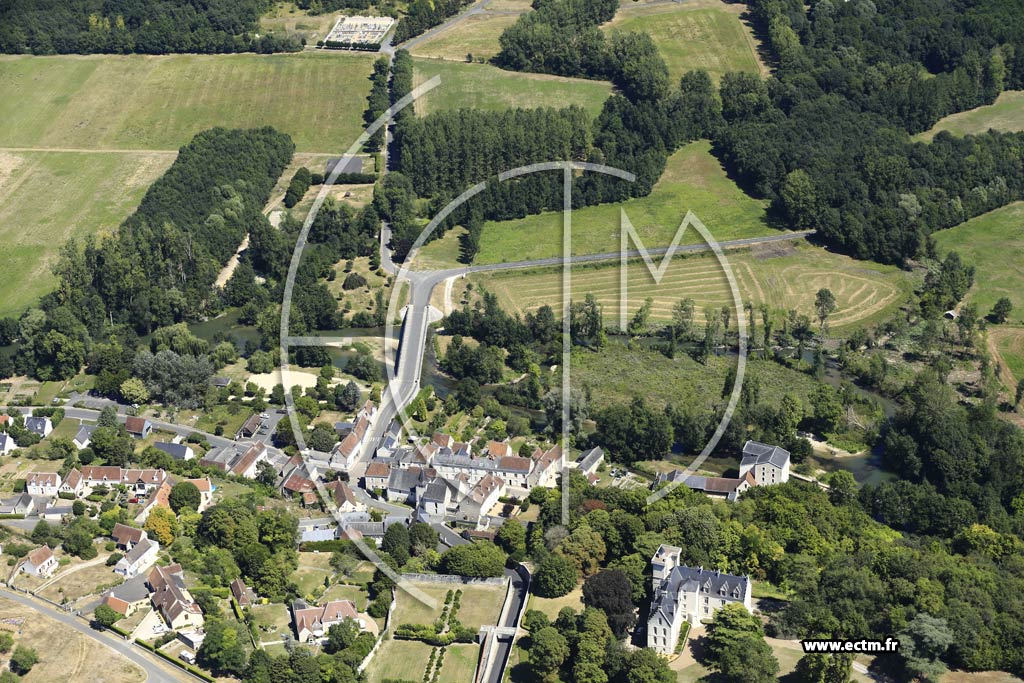Photo arienne de Azay-sur-Indre