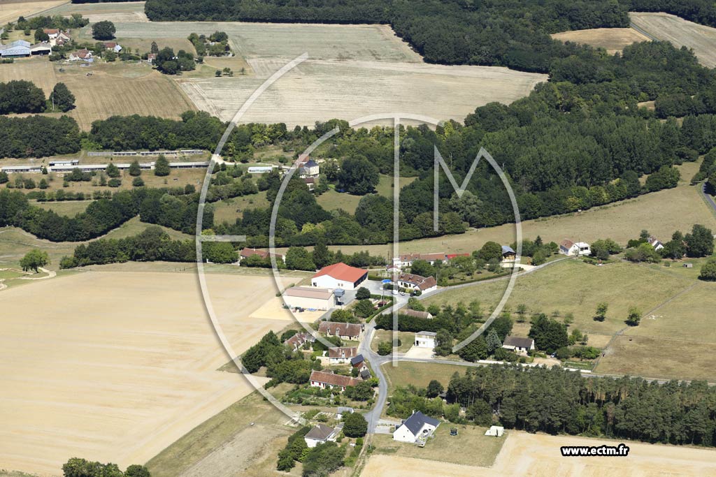 Photo arienne de Beaumont-Village (la Bourdinire)