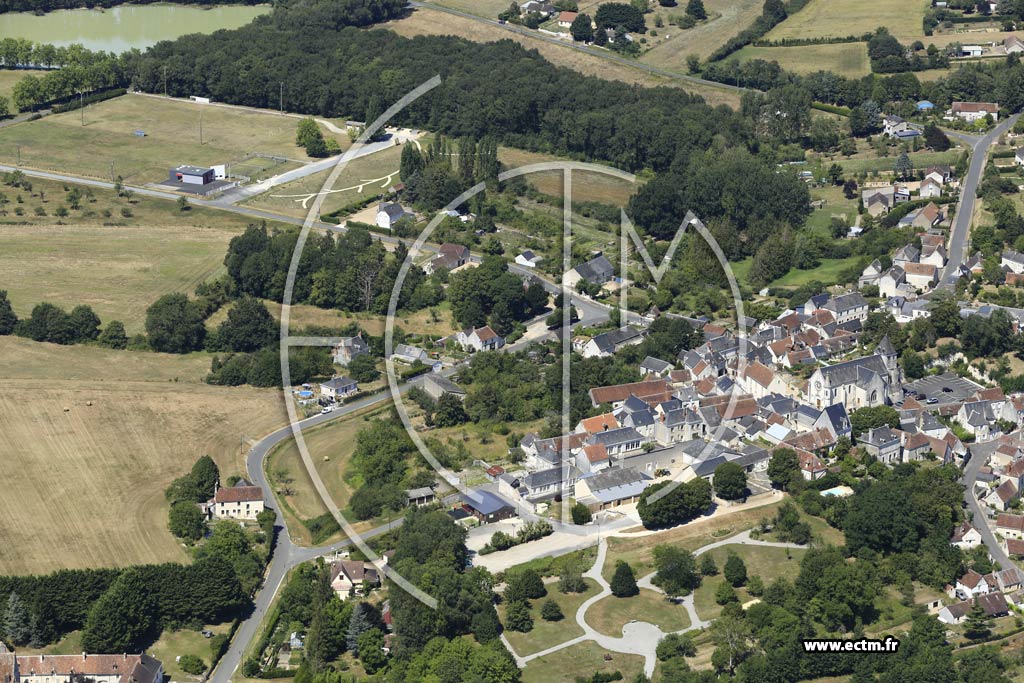 Photo arienne de Betz-le-Chteau