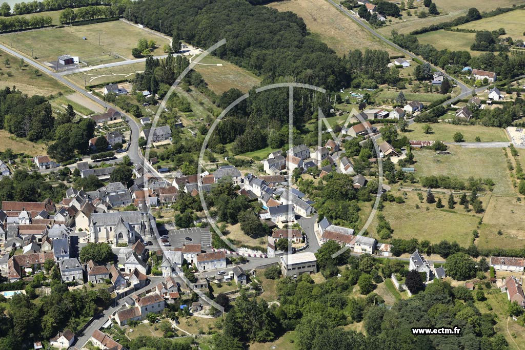 Photo arienne de Betz-le-Chteau