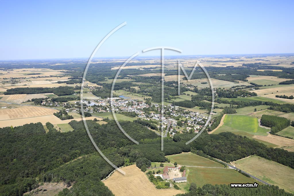 Photo arienne de Chambourg-sur-Indre