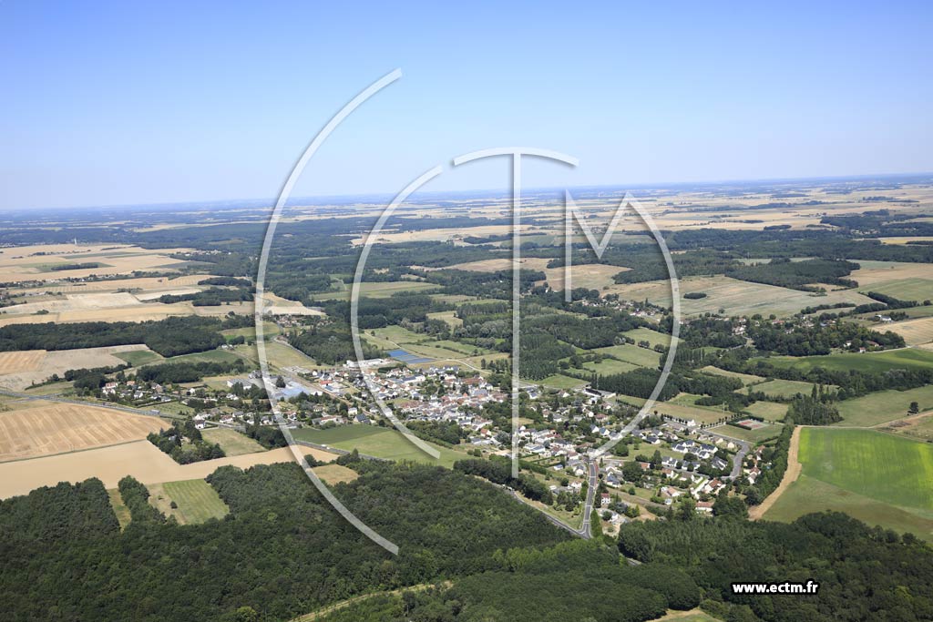 Photo arienne de Chambourg-sur-Indre