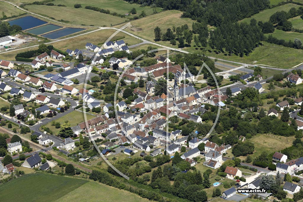 Photo arienne de Chambourg-sur-Indre