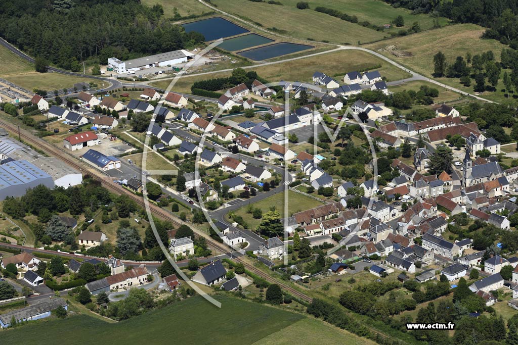 Photo arienne de Chambourg-sur-Indre