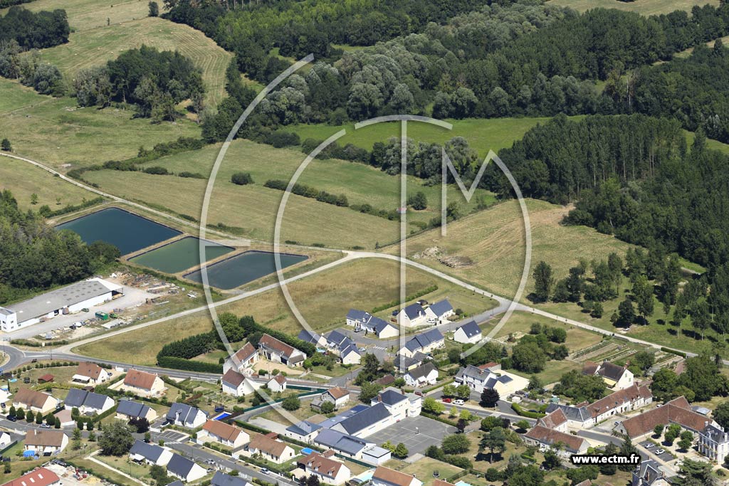 Photo arienne de Chambourg-sur-Indre