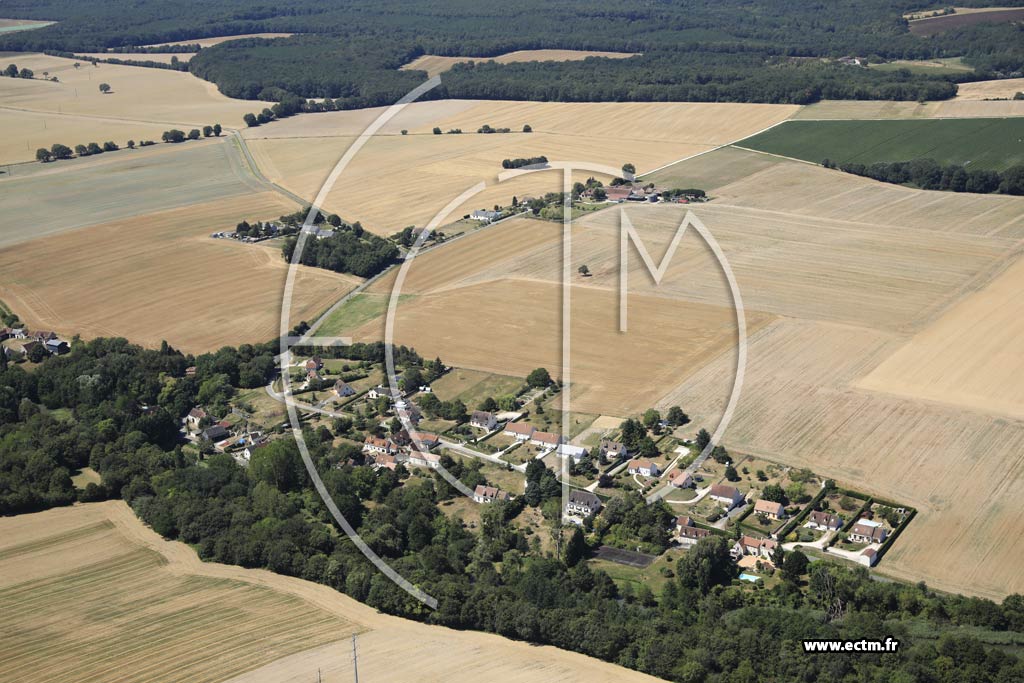 Photo arienne de Chambourg-sur-Indre (l'tang)