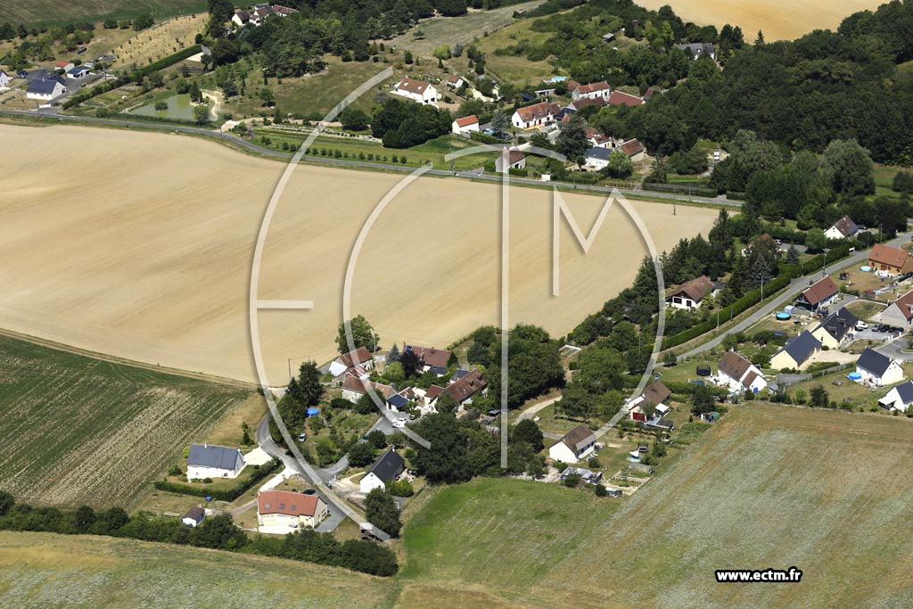 Photo arienne de Chambourg-sur-Indre (le Haut Luain)