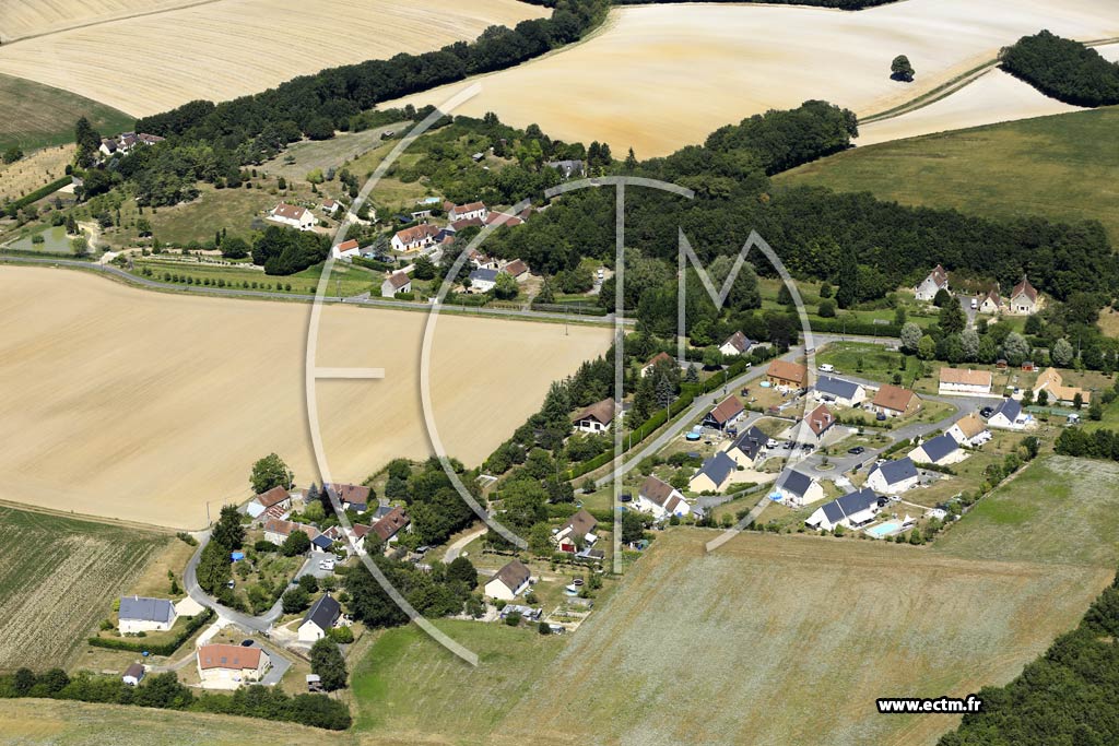 Photo arienne de Chambourg-sur-Indre (le Haut Luain)