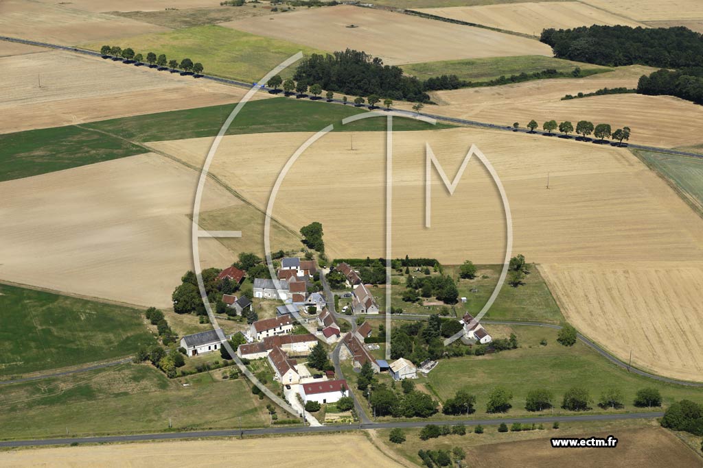 Photo arienne de Chambourg-sur-Indre (Monchenin)