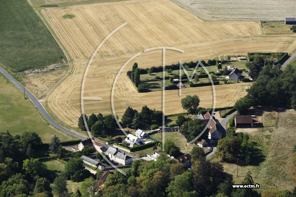 Photo arienne de Chanceaux-prs-Loches