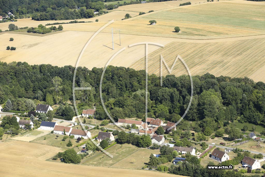 Photo arienne de Chanceaux-prs-Loches (Moulin de l'tang)
