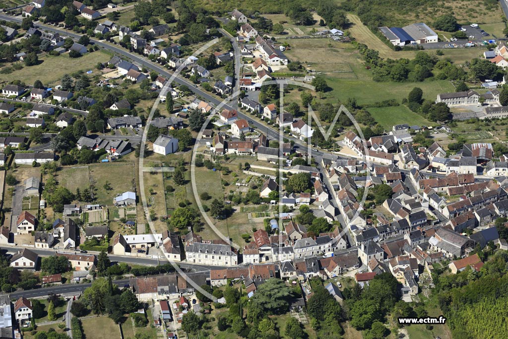 Photo arienne de Chtillon-sur-Indre