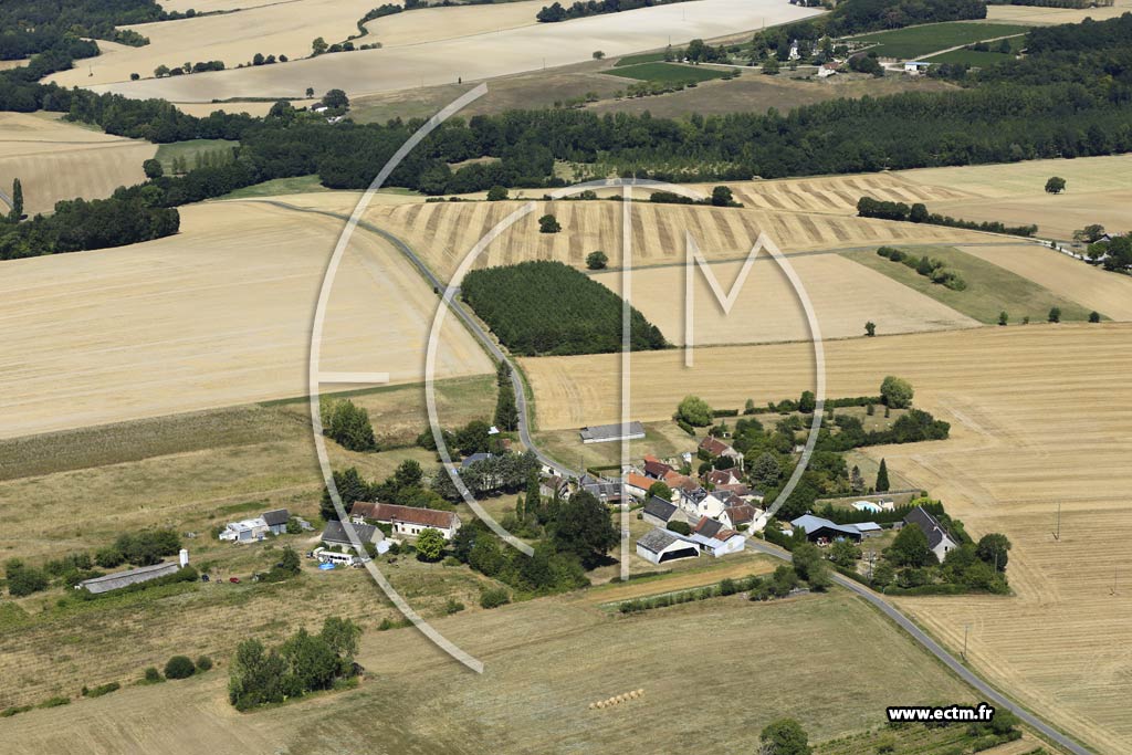 Photo arienne de Chemill-sur-Indrois (la Fournerie)
