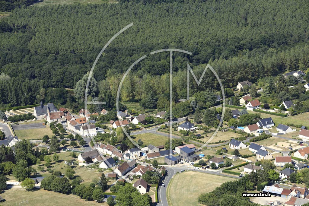 Photo arienne de Ferrire-sur-Beaulieu