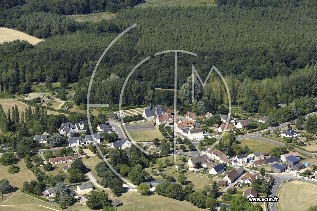 Photo arienne de Ferrire-sur-Beaulieu