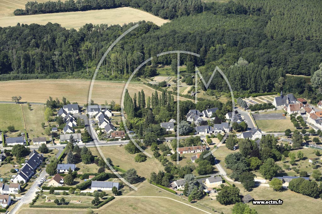 Photo arienne de Ferrire-sur-Beaulieu