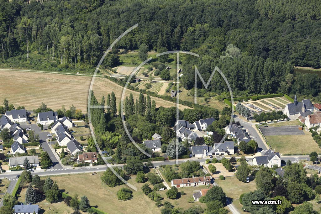 Photo arienne de Ferrire-sur-Beaulieu
