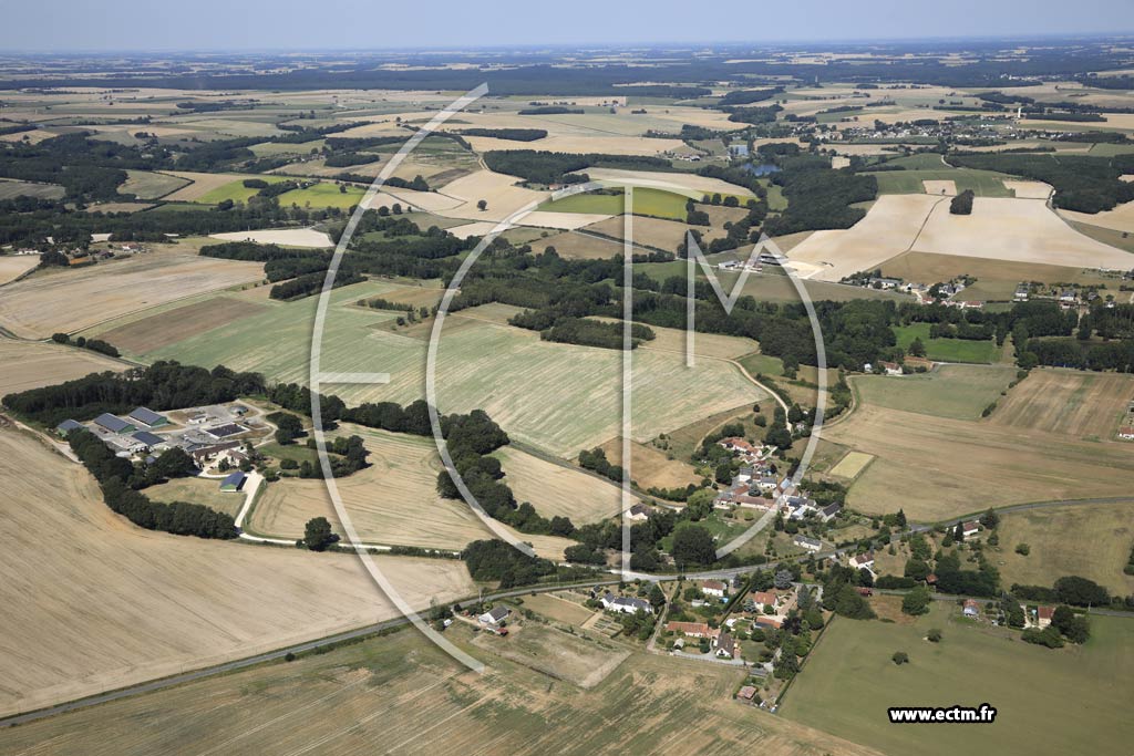 Photo arienne de Flr-la-Rivire (la Crochetire)