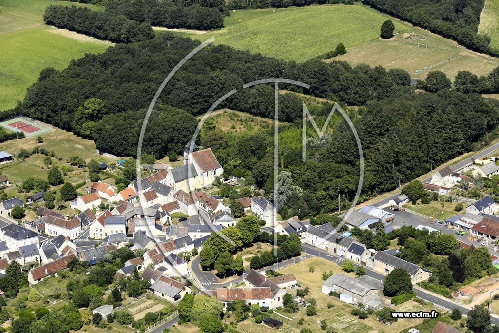 Photo arienne de La Chapelle-Blanche-Saint-Martin