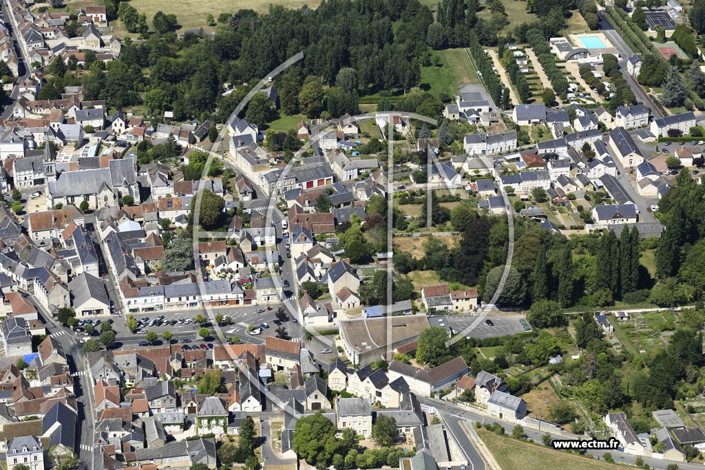 Photo arienne de Ligueil