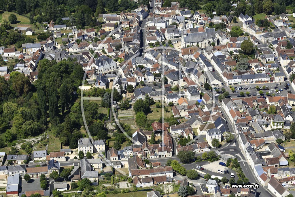 Photo arienne de Ligueil
