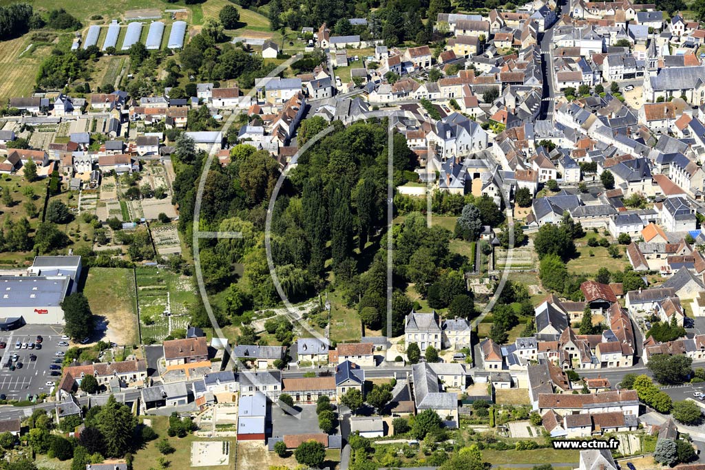 Photo arienne de Ligueil