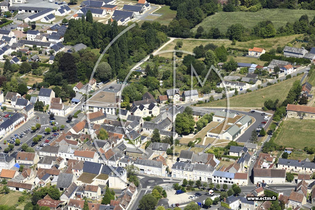 Photo arienne de Ligueil