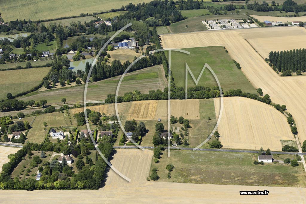 Photo arienne de Ligueil (les Pommereaux)