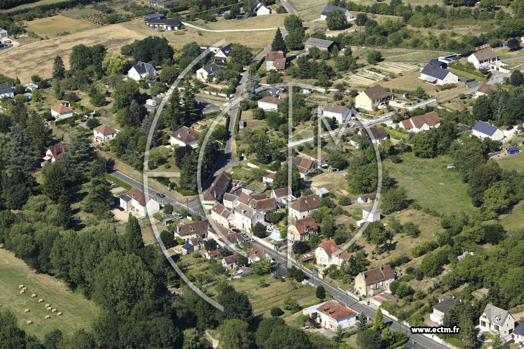 Photo arienne de Loches (les Petites Maisons)