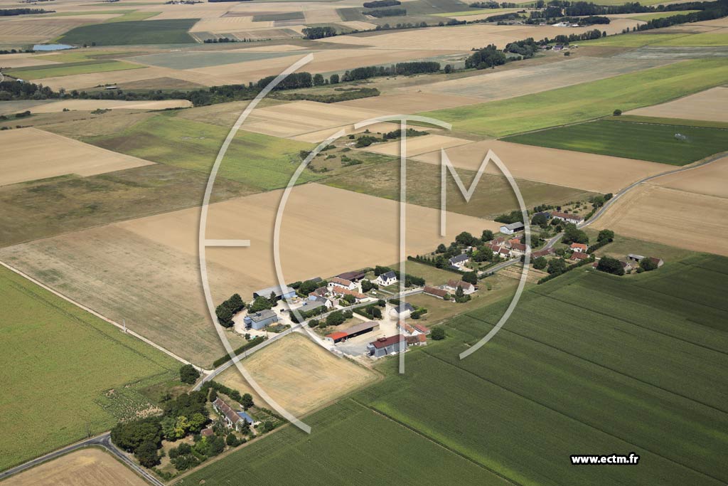 Photo arienne de Luzill (le Coudray)
