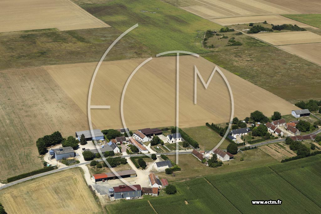 Photo arienne de Luzill (le Coudray)