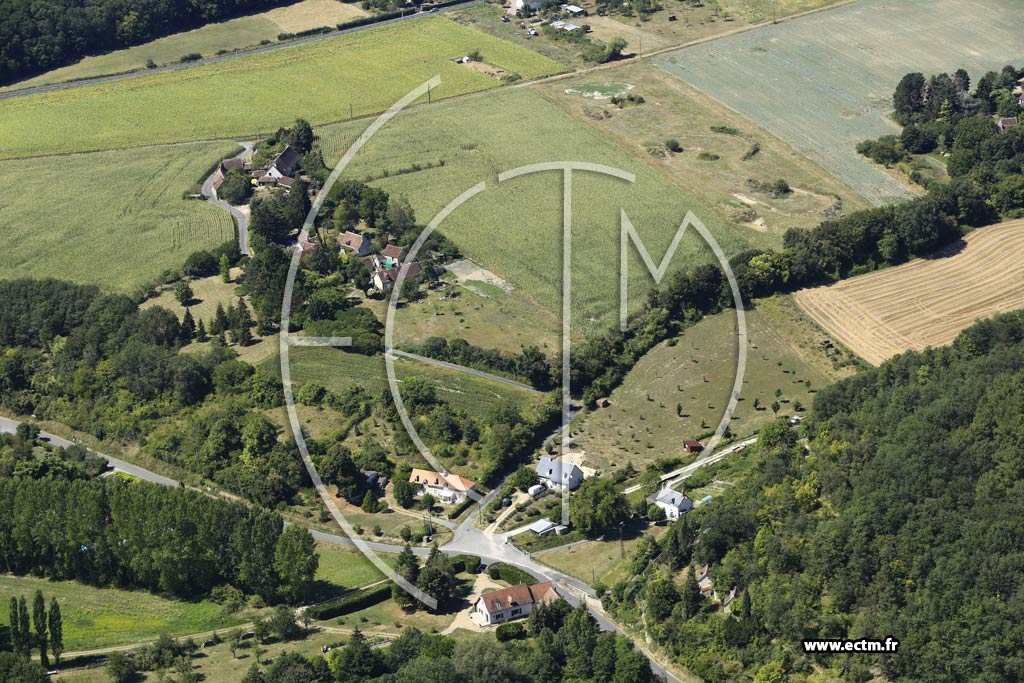 Photo arienne de Paulmy (le Moulin de Paulmy)