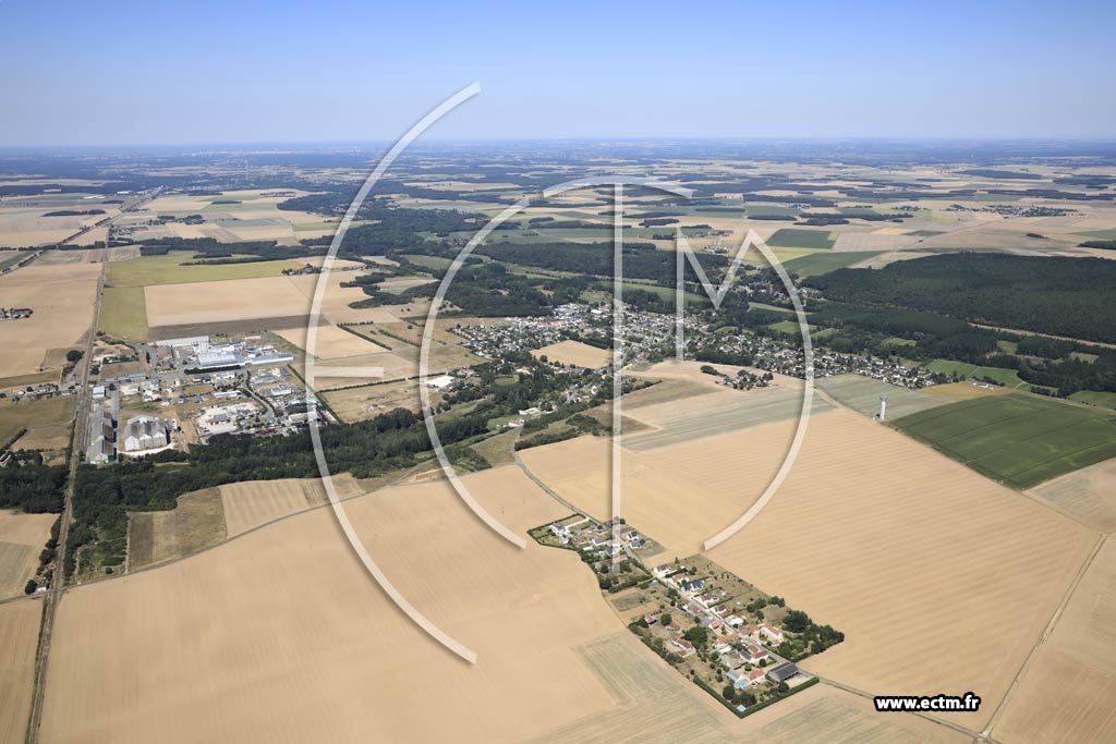Photo arienne de Reignac-sur-Indre