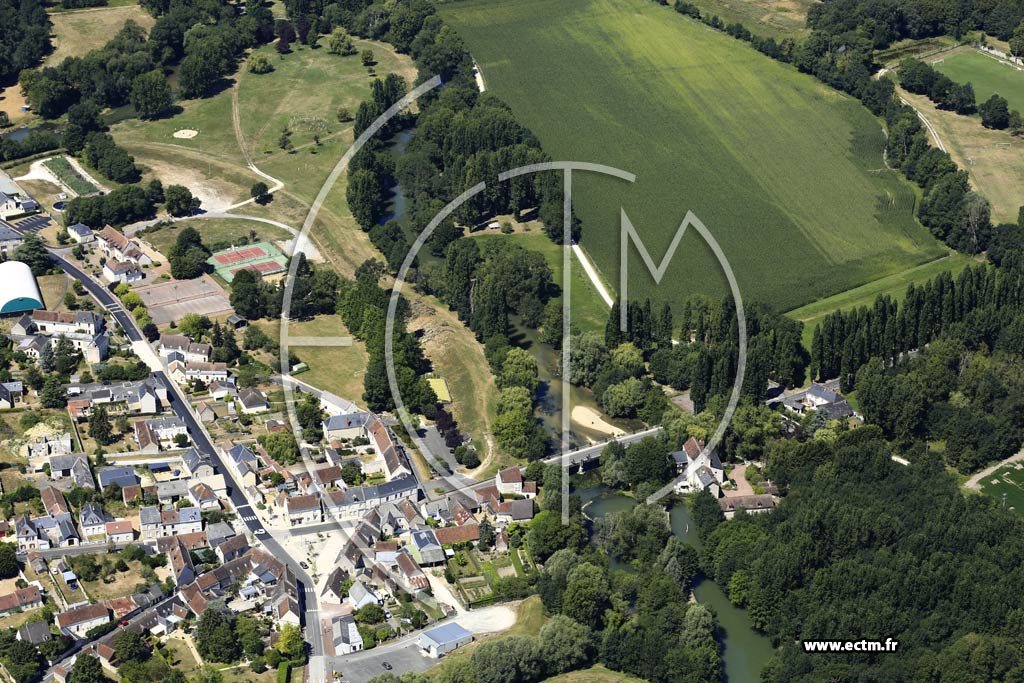 Photo arienne de Reignac-sur-Indre