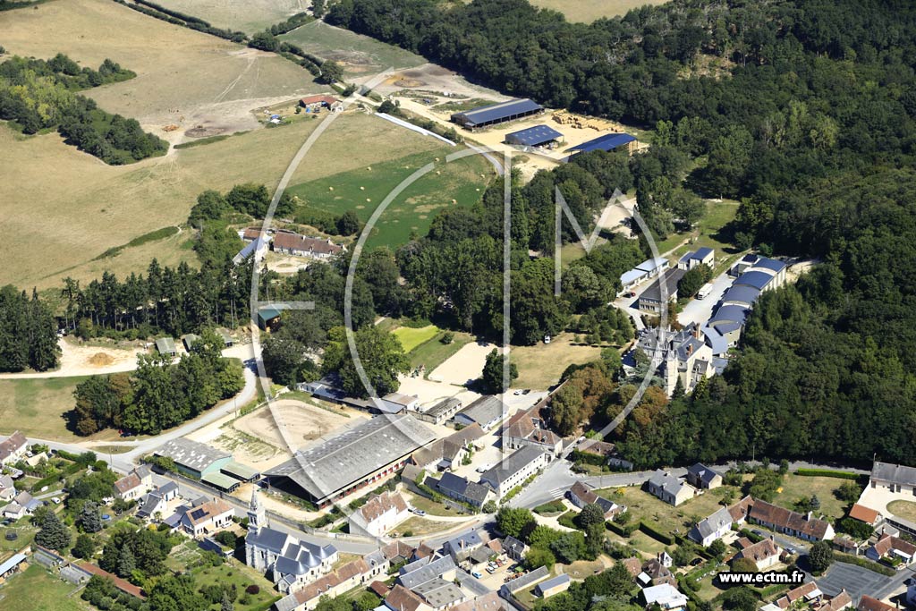 Photo arienne de Saint-Cyran-du-Jambot