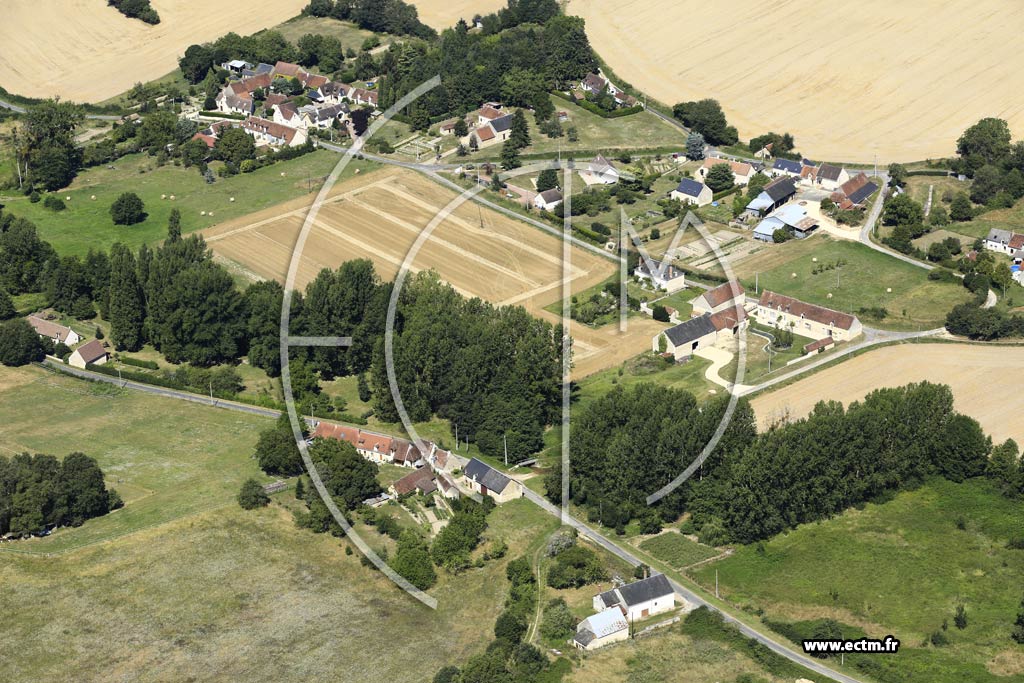 Photo arienne de Saint-Hippolyte (Ballon)