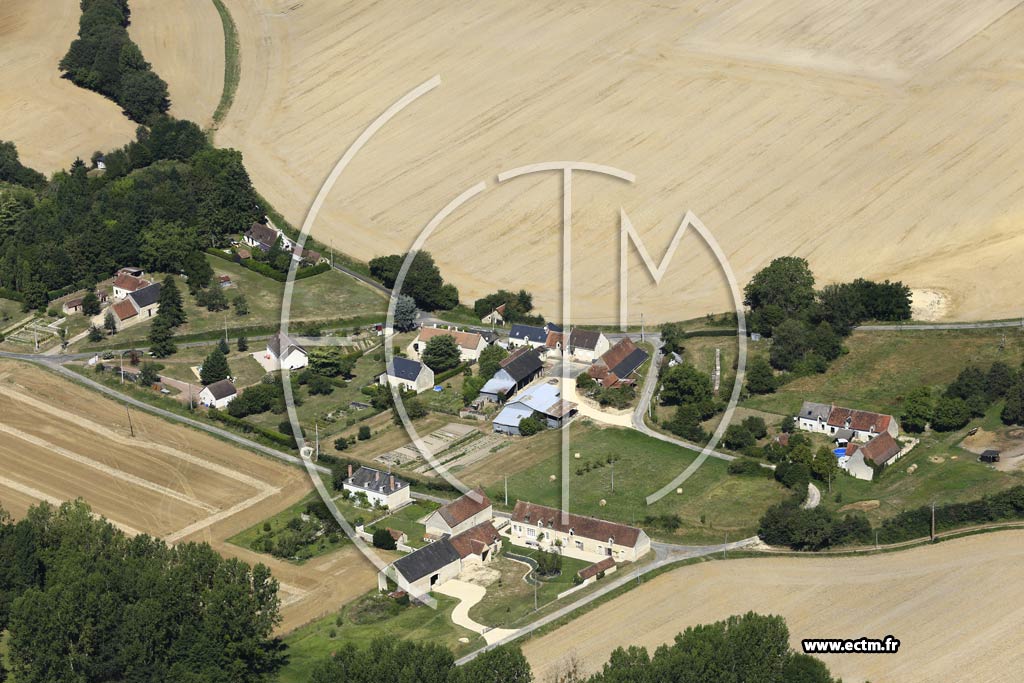 Photo arienne de Saint-Hippolyte (Ballon)