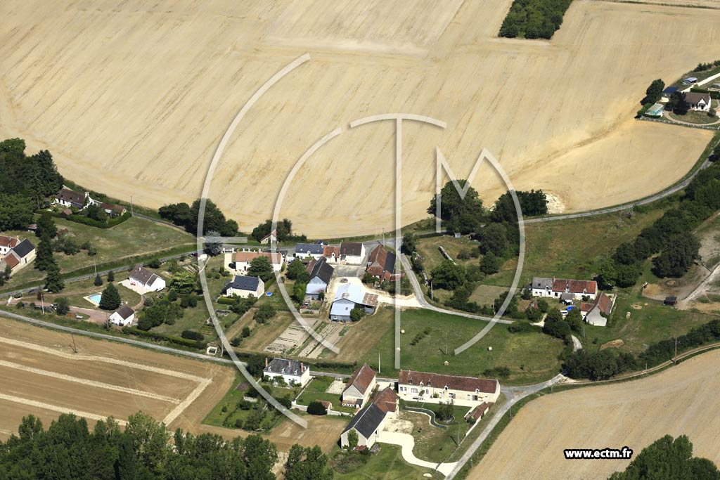 Photo arienne de Saint-Hippolyte (Ballon)