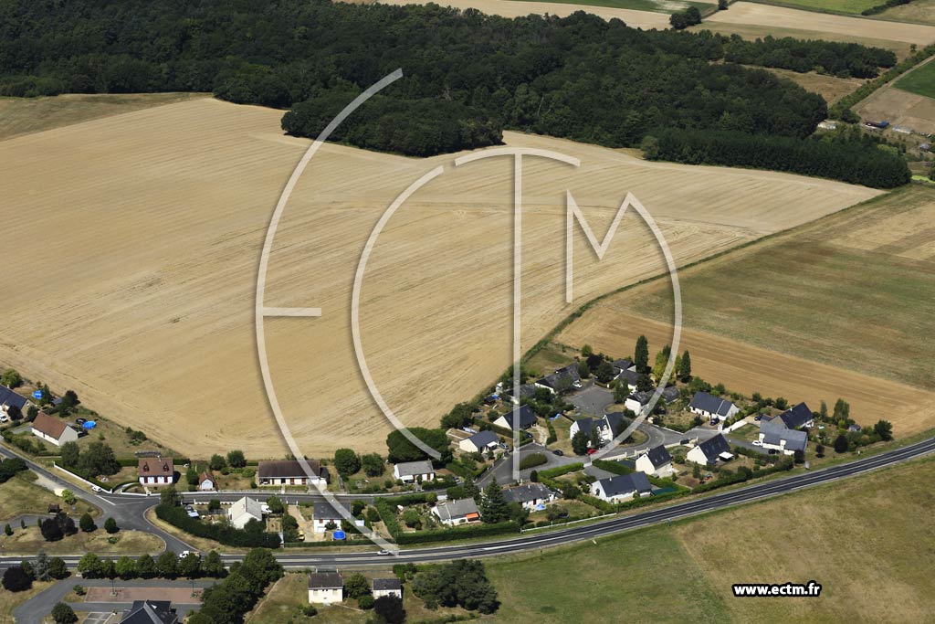 Photo arienne de Saint-Quentin-sur-Indrois
