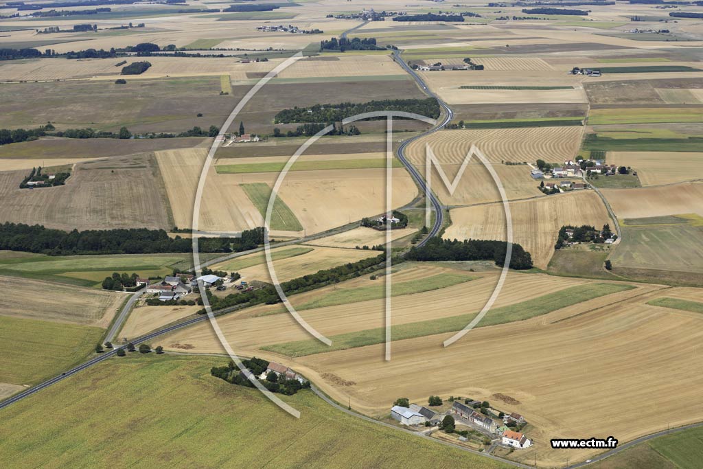 Photo arienne de Saint-Quentin-sur-Indrois (la Picaudire)