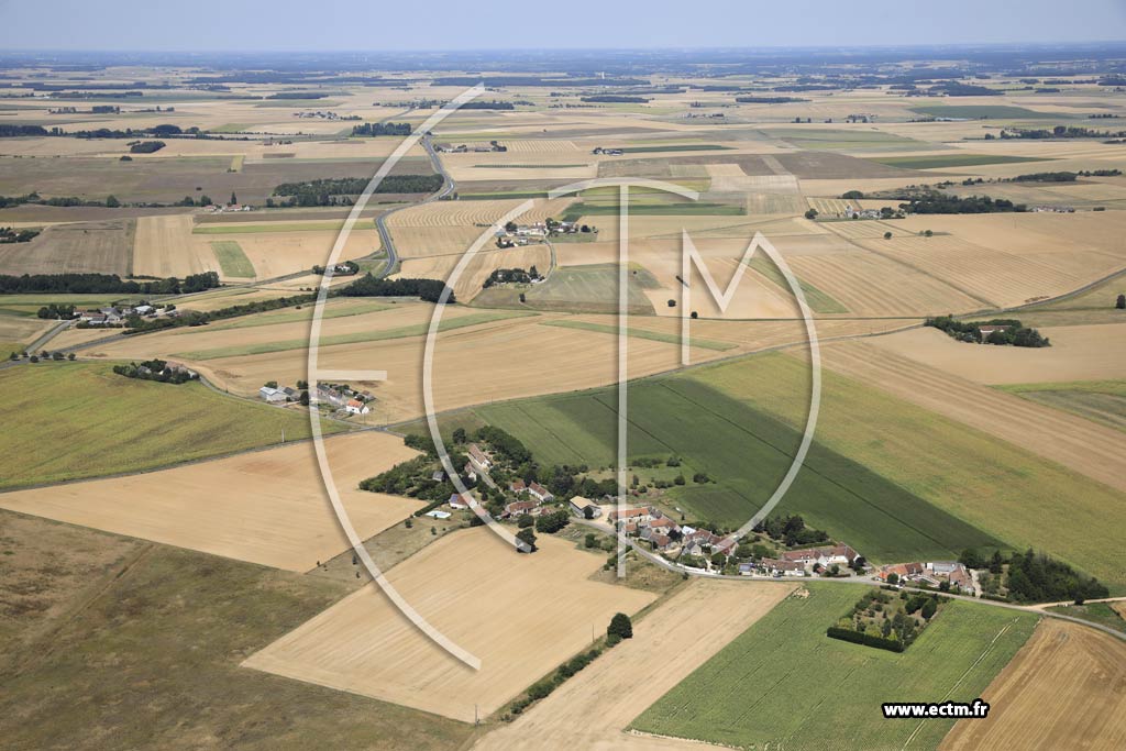 Photo arienne de Saint-Quentin-sur-Indrois (la Troterie)
