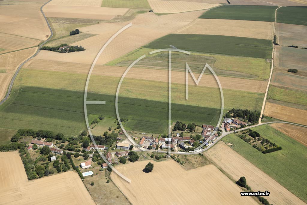 Photo arienne de Saint-Quentin-sur-Indrois (la Troterie)