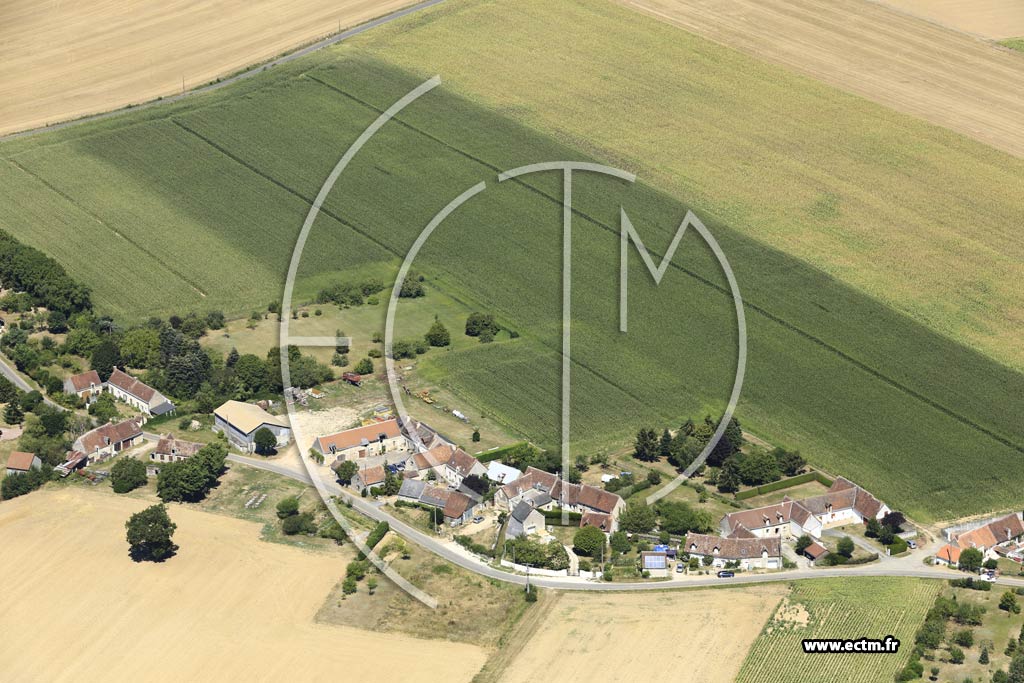 Photo arienne de Saint-Quentin-sur-Indrois (la Troterie)