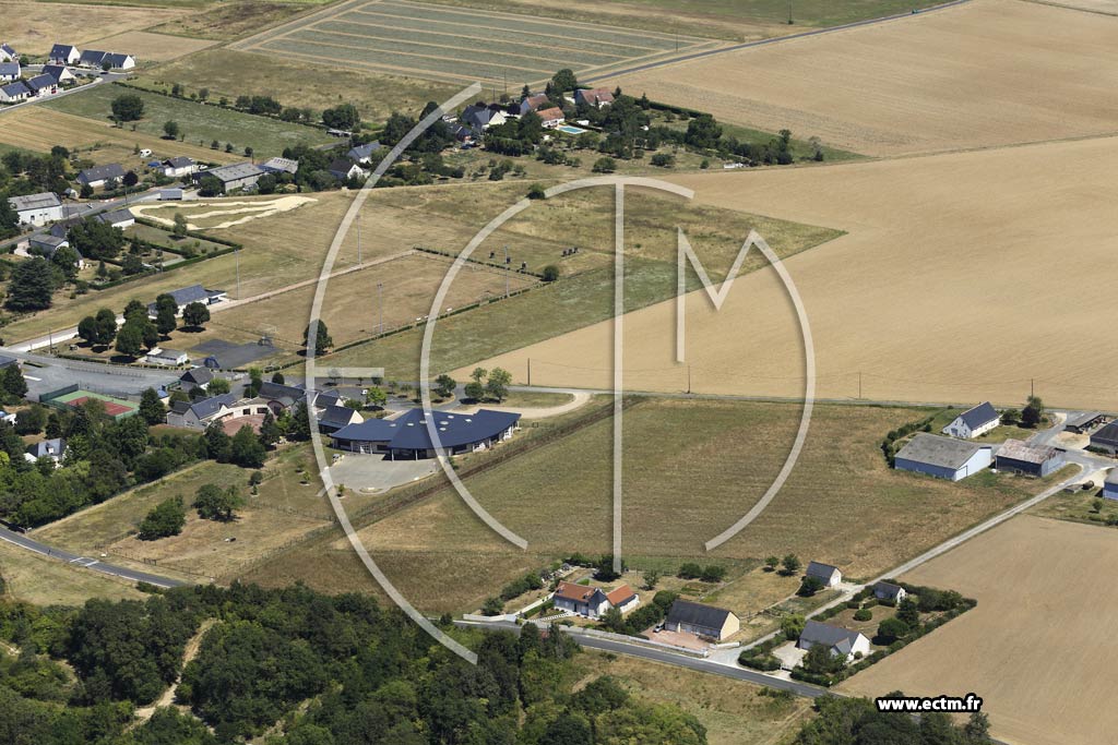 Photo arienne de Tauxigny