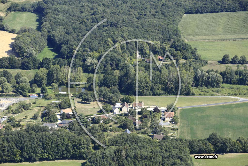 Photo arienne de Verneuil-sur-Indre