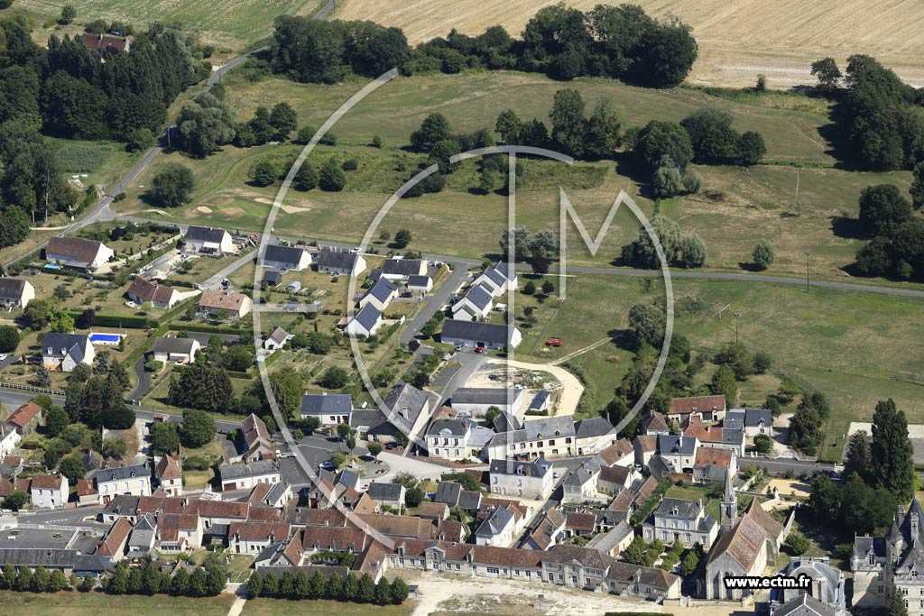 Photo arienne de Verneuil-sur-Indre